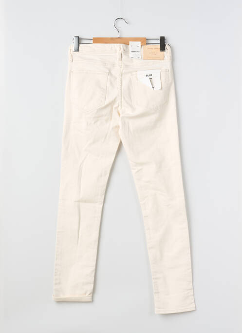 Jeans coupe slim blanc JACK & JONES homme