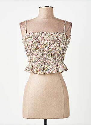 Débardeur marron MANGO femme