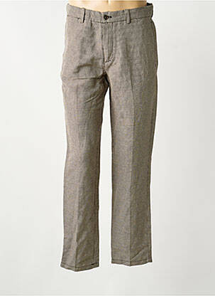 Pantalon droit marron MANGO homme