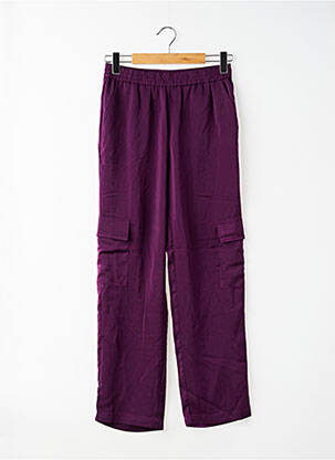 Pantalon droit violet VILA femme