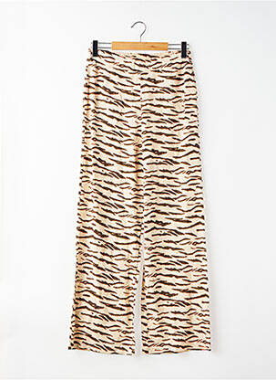 Pantalon droit marron NOOR BY NORA GHARIB femme