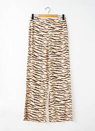Pantalon droit marron NOOR BY NORA GHARIB femme
