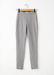 Pantalon droit gris MANGO femme