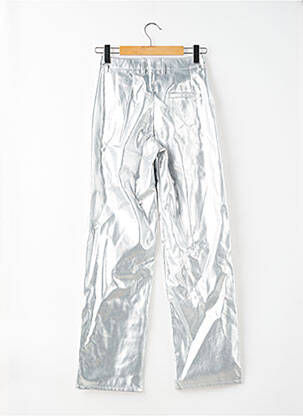 Pantalon droit argent JJXX femme
