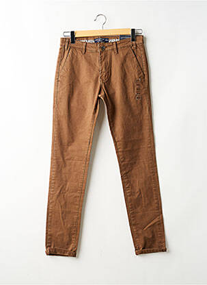 Pantalon chino marron BRUCE & BUTLER  homme