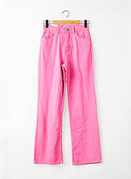 Pantalon droit rose ONLY femme