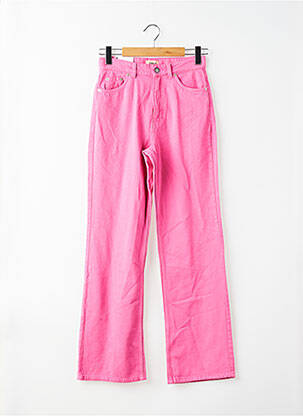 Pantalon droit rose ONLY femme