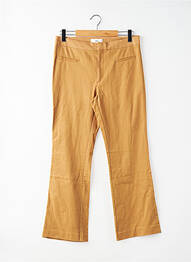 Pantalon droit marron MANGO femme