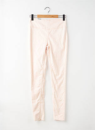 Pantalon droit rose PIECES femme
