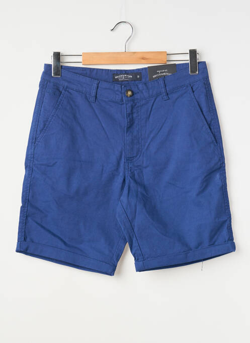 Bermuda bleu BRUCE & BUTLER  homme