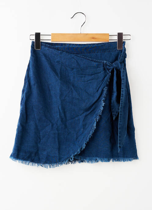 Jupe courte bleu MANGO femme