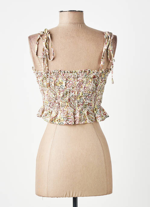 Débardeur marron MANGO femme