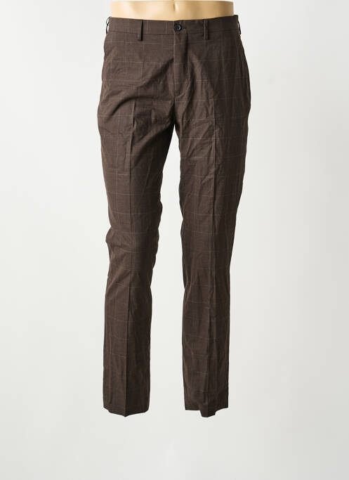 Pantalon droit marron JACK & JONES homme