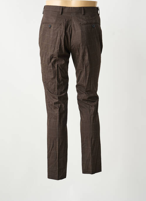 Pantalon droit marron JACK & JONES homme