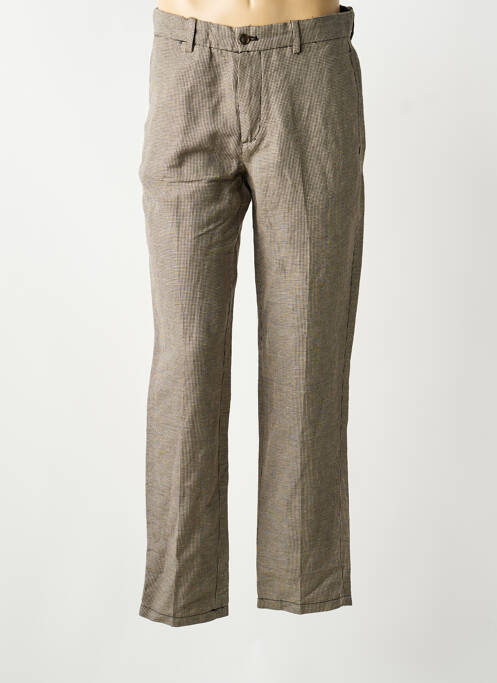 Pantalon droit marron MANGO homme