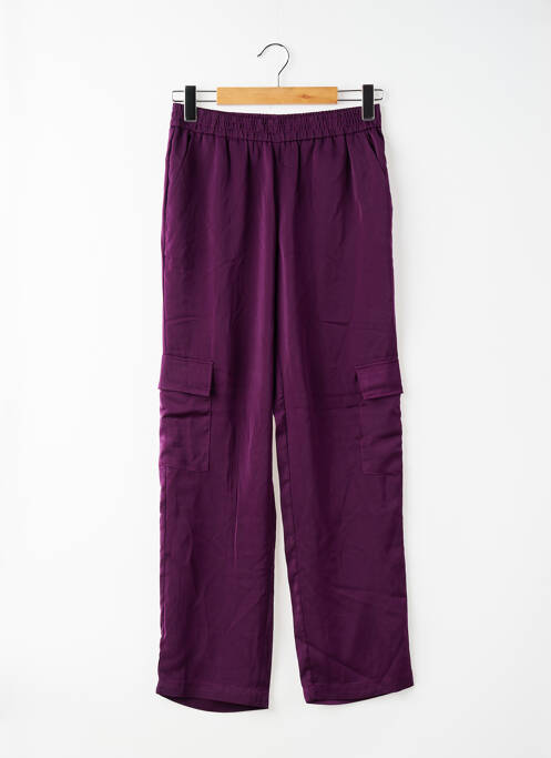 Pantalon droit violet VILA femme
