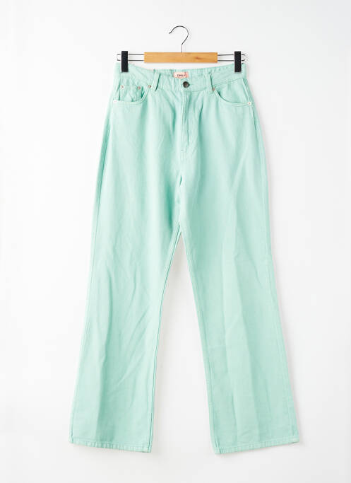 Pantalon droit vert ONLY femme