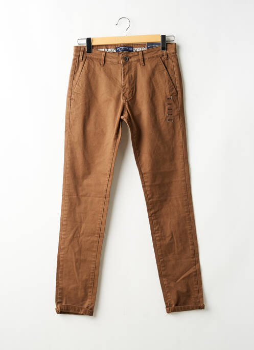 Pantalon chino marron BRUCE & BUTLER  homme