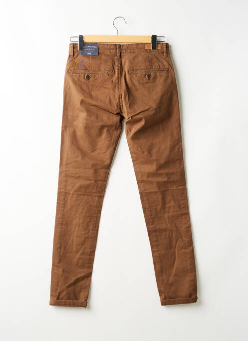 Pantalon chino marron BRUCE & BUTLER  homme