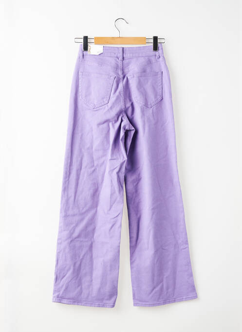 Pantalon droit violet ONLY femme