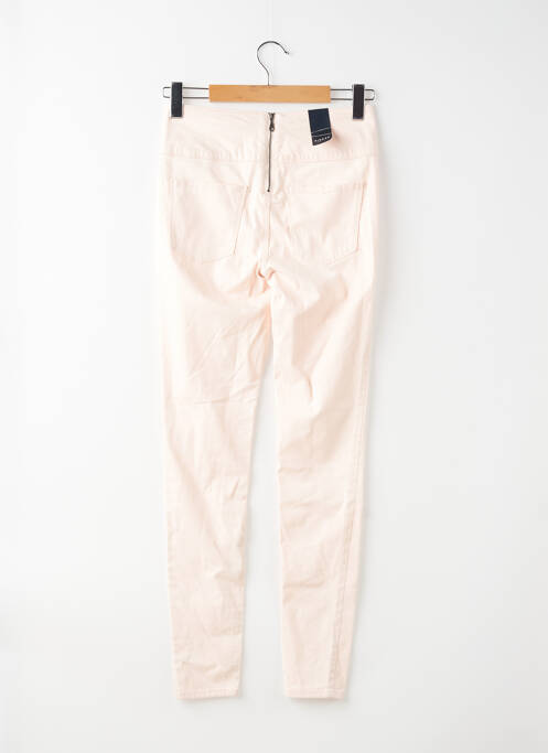 Pantalon droit rose PIECES femme