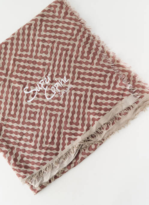 Foulard marron ZAGADA femme