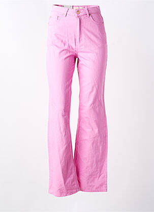 Jeans coupe large rose ONLY femme