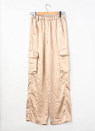 Pantalon large beige MANGO femme