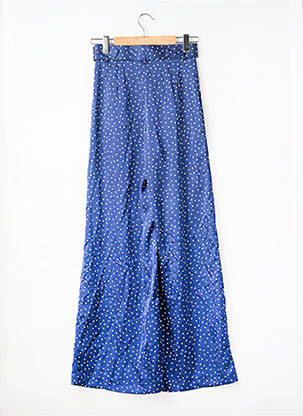 Pantalon droit bleu MANGO femme