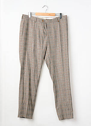 Pantalon droit marron LE FABULEUX MARCEL DE BRUXELLES homme