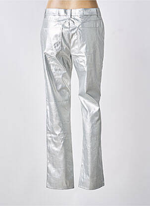 Pantalon droit argent ONLY femme