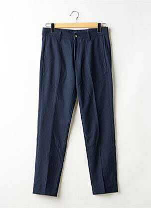 Pantalon droit bleu BRUCE & BUTLER  homme