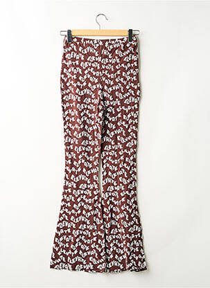 Pantalon flare marron DAISY STREET femme