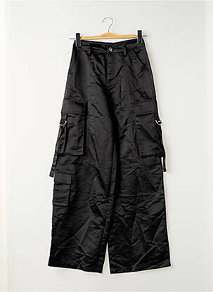 Pantalon cargo noir NEON & NYLON femme