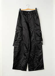 Pantalon cargo noir NEON & NYLON femme