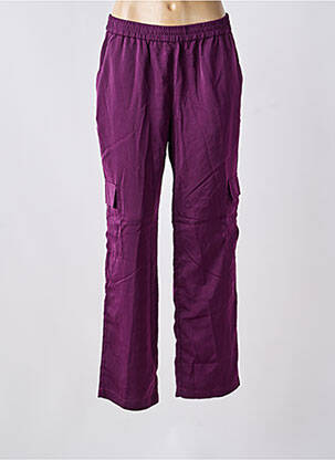 Pantalon droit violet VILA femme