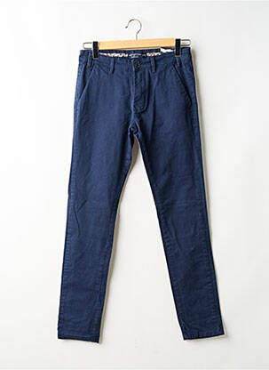 Pantalon chino bleu BRUCE & BUTLER  homme
