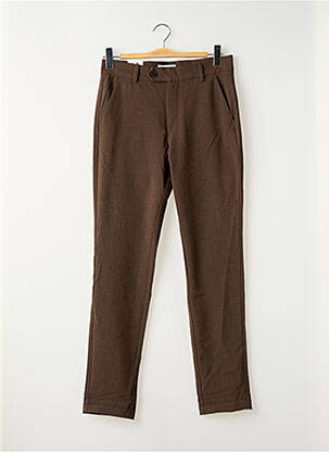 Pantalon droit marron JACK & JONES homme
