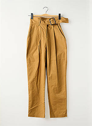 Pantalon chino marron ASTRID BLACK LABEL femme