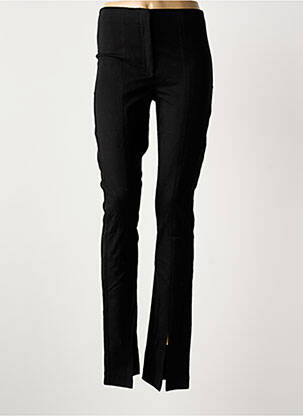 Pantalon slim noir MANGO femme