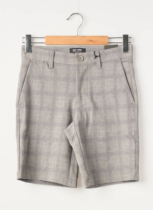 Short gris ONLY&SONS homme