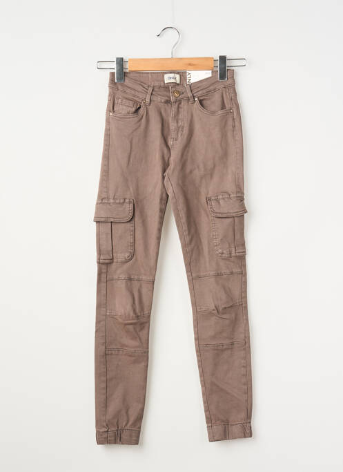 Pantalon droit marron ONLY femme