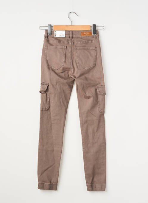 Pantalon droit marron ONLY femme