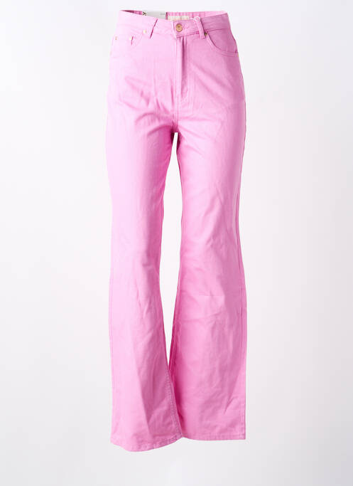 Jeans coupe large rose ONLY femme
