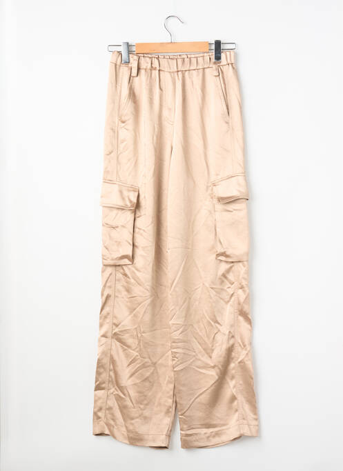 Pantalon large beige MANGO femme