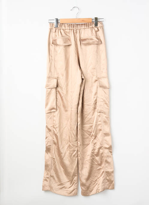 Pantalon large beige MANGO femme