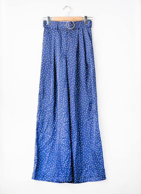 Pantalon droit bleu MANGO femme