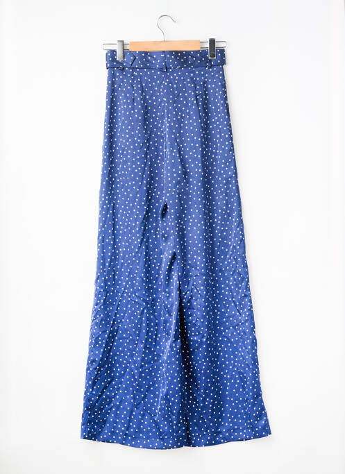 Pantalon droit bleu MANGO femme