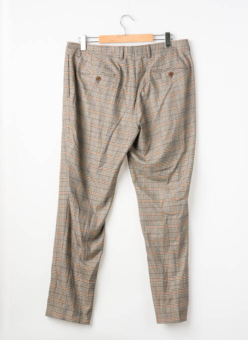 Pantalon droit marron LE FABULEUX MARCEL DE BRUXELLES homme