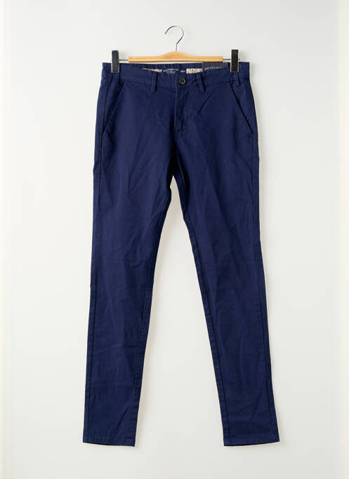 Pantalon chino bleu BRUCE & BUTLER  homme
